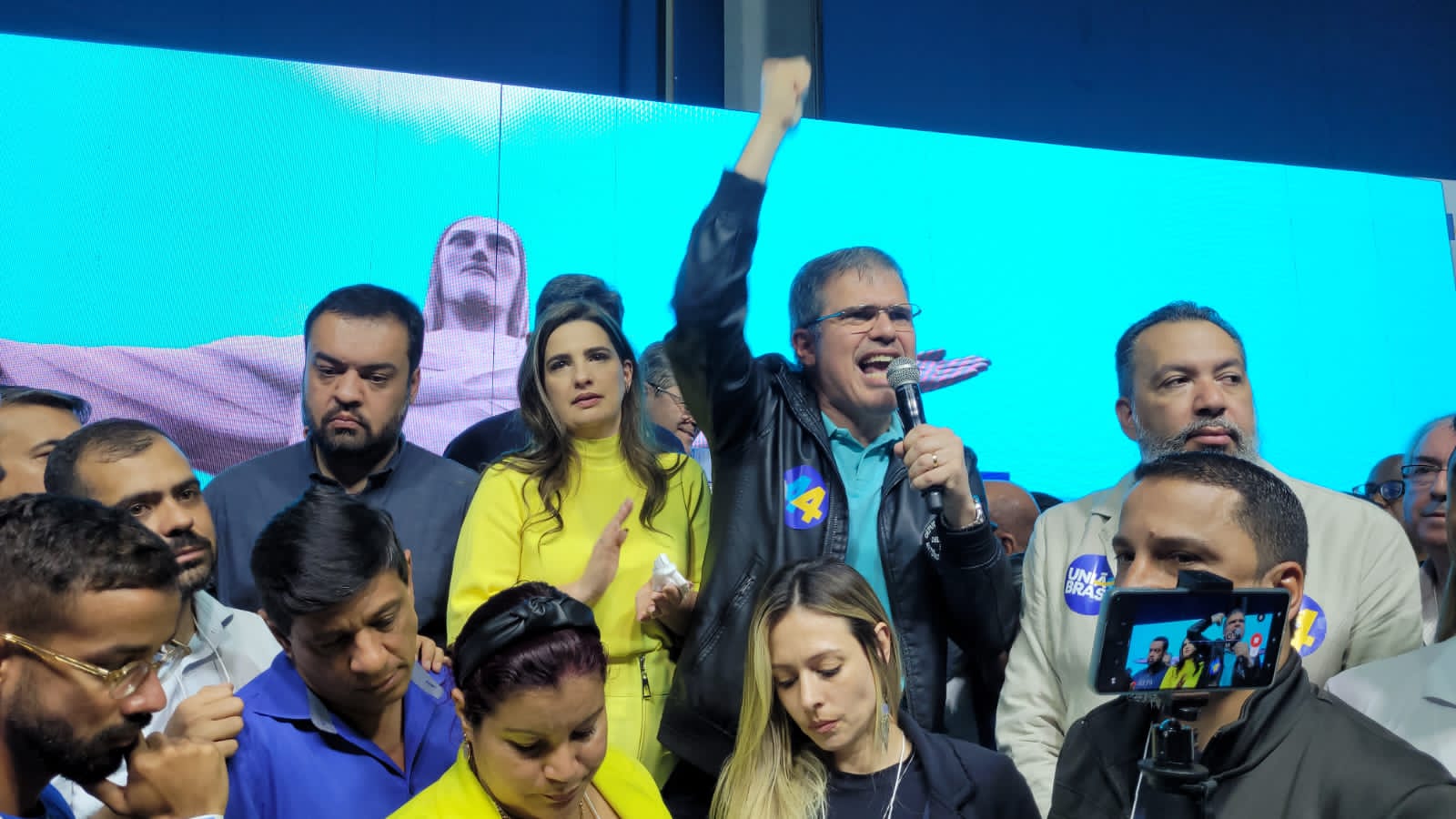 União Brasil oficializa candidatura de Furtado à reeleição em evento com mais de 15 mil pessoas