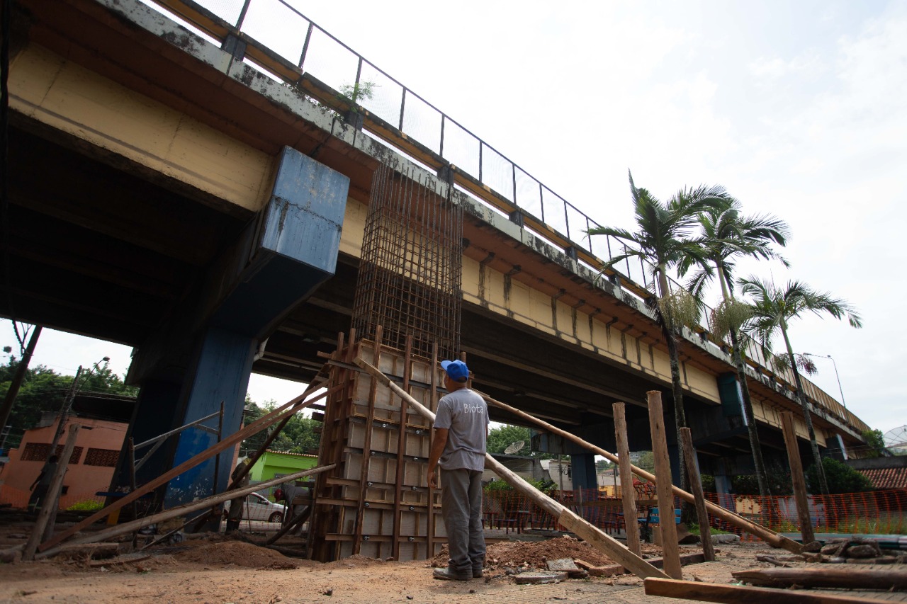 Primeiros pilares da alça de acesso ao Siderville começam a ser erguidos em Volta Redonda