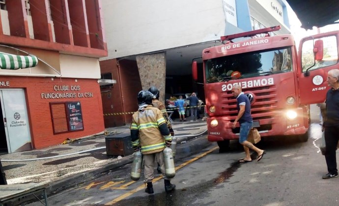 Clube dos Funcionários tem princípio de incêndio