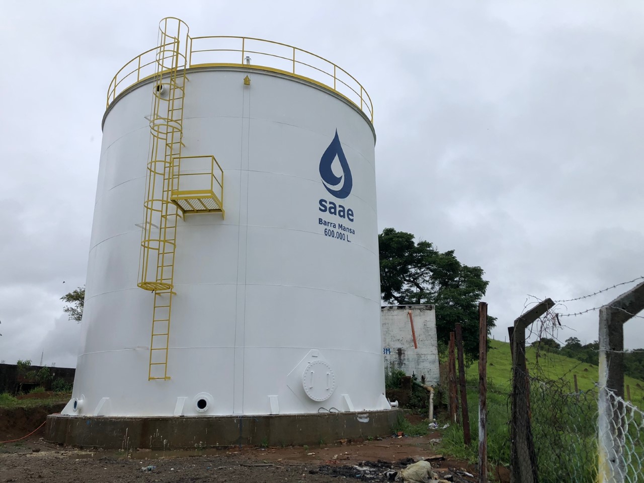Barra Mansa: obras do reservatório de água do Getúlio Vargas entram em fase final
