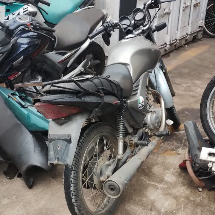 Moto furtada é encontrada por equipe da Ordem Pública de Volta Redonda