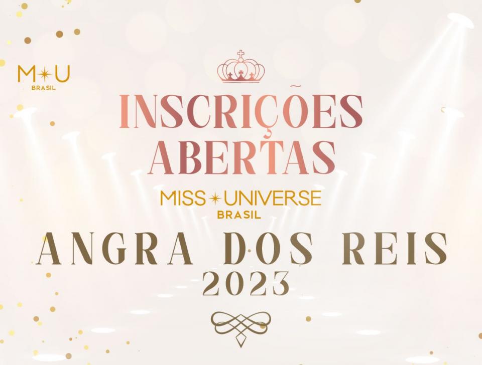 Abertas as inscrições do Miss Universo Angra dos Reis 2023