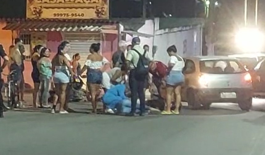 Acidente entre moto e carro deixa dois feridos em Volta Redonda; motorista é preso