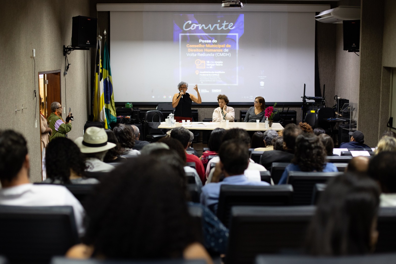 Novos membros tomam posse no Conselho Municipal dos Direitos Humanos de Volta Redonda