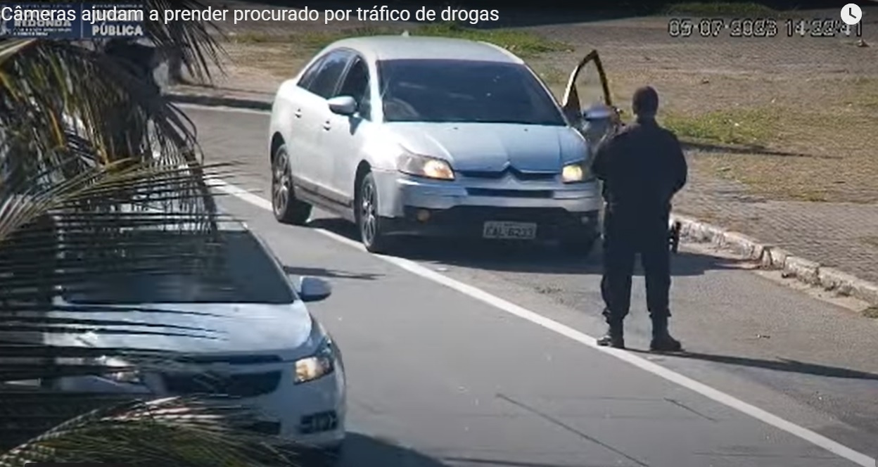 VR: Câmeras ajudam a prender procurado por tráfico de drogas