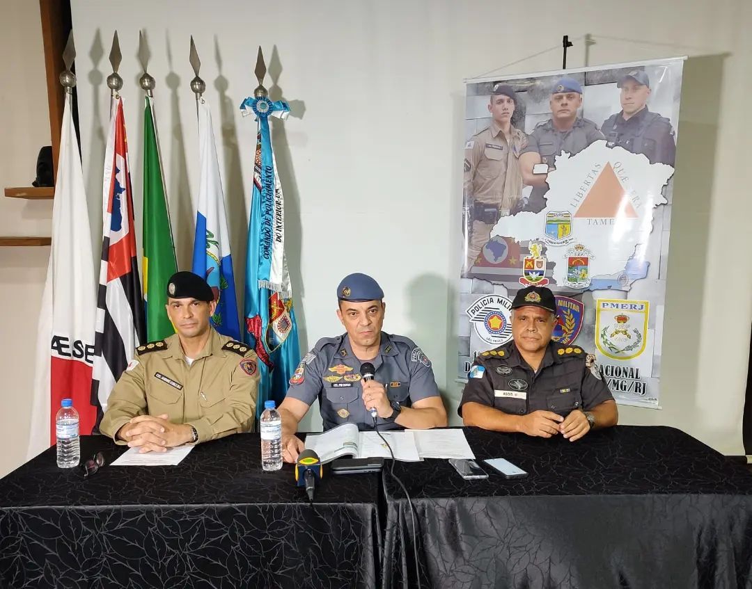 Comandos regionais da PM do Rio, São Paulo e Minas se reunem para discutir operações integradas