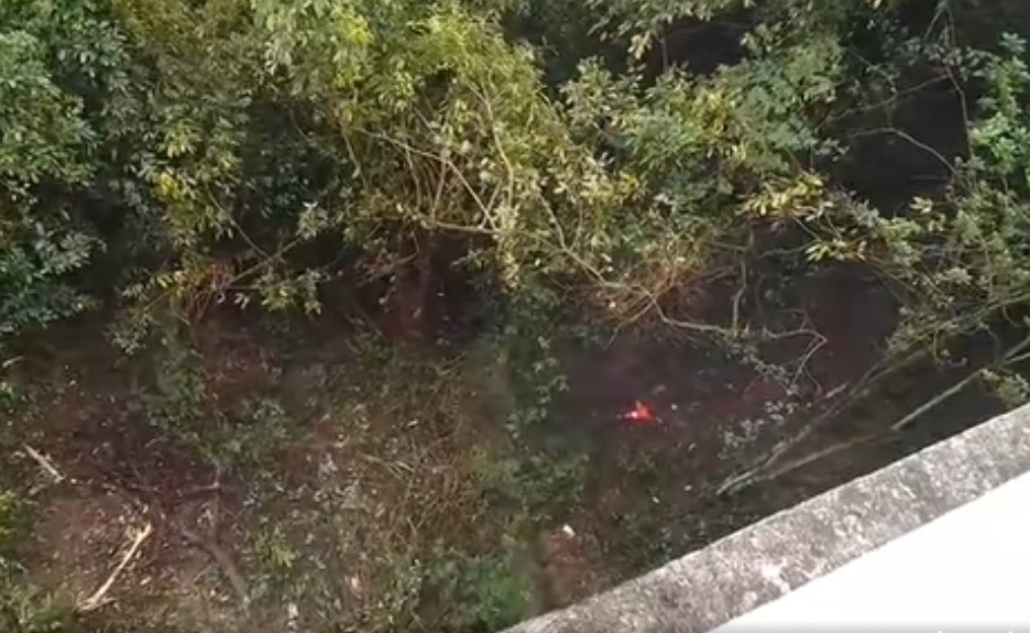 Vídeo: Carro Despenca de Viaduto na Serra das Araras, em Piraí