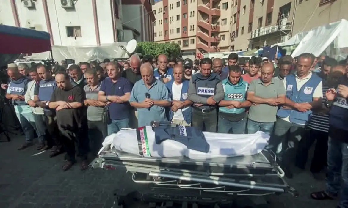 Sindicatos denunciam 96 assassinatos de jornalistas em Gaza