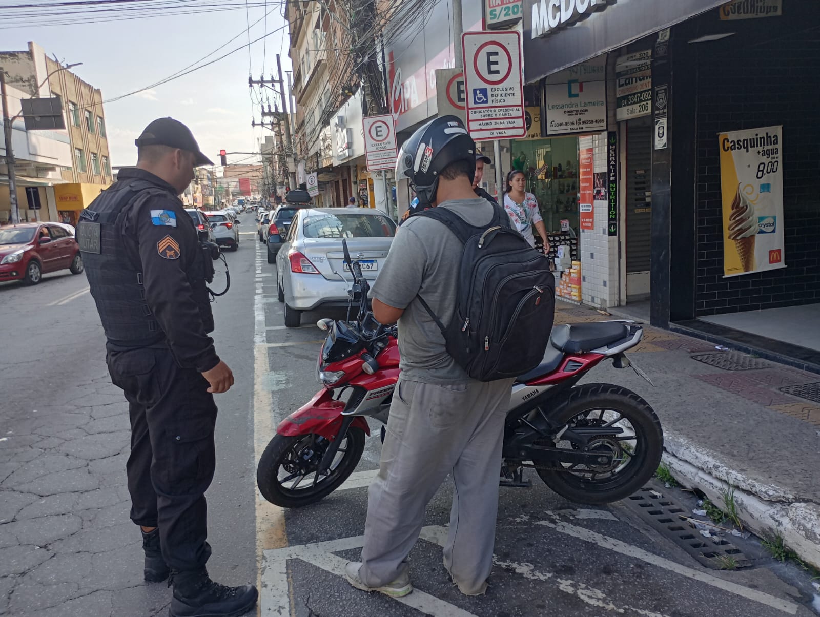 Sistema Integrado de Segurança recupera em Volta Redonda, moto roubada em São Paulo