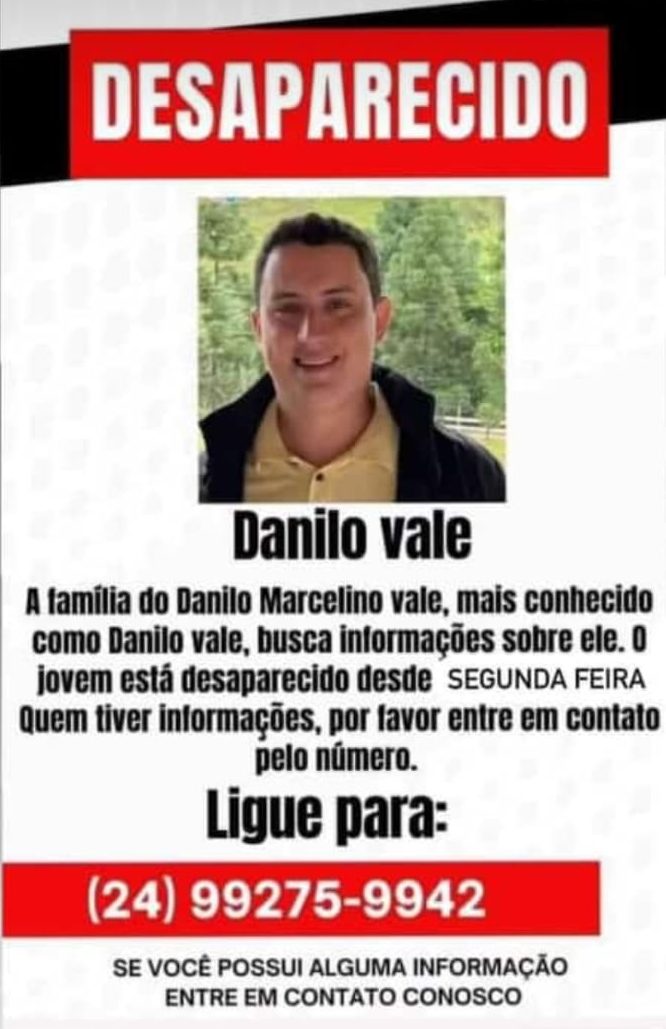 Família procura por homem desaparecido em Rio Claro