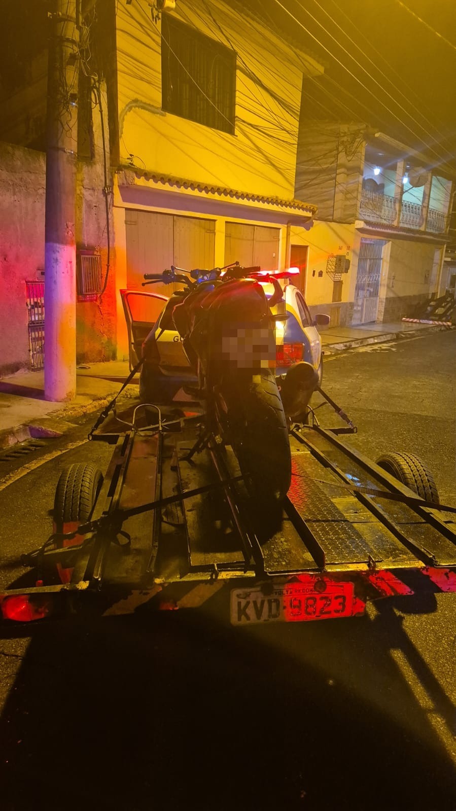 (VÍDEO) Moto com dispositivo antirradar é apreendida em Volta Redonda