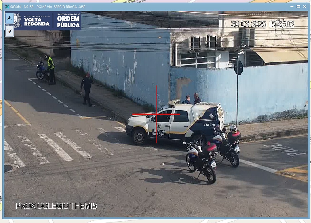 Câmeras da Ordem Pública flagram e suspeito de furtar ONG é preso em VR