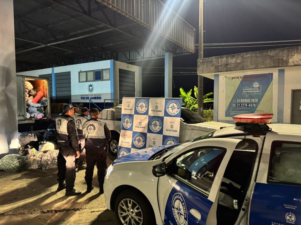 Operação apreende duas toneladas de produtos suspeitos de falsificação na Dutra, em Itatiaia