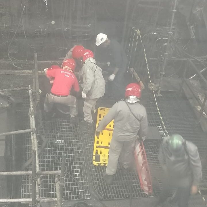 Acidente no interior da CSN deixa funcionário gravemente ferido