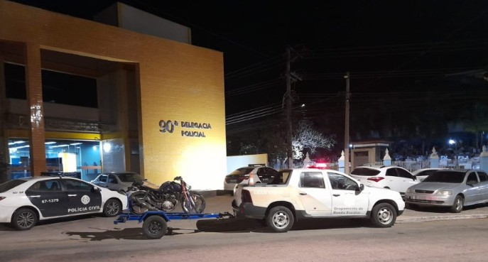 Moto com registro de roubo em Itataia é recuperada em Barra Mansa