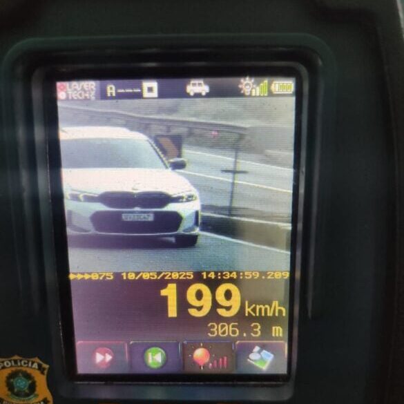 Motorista é flagrado a quase 200 km/h em Volta Redonda