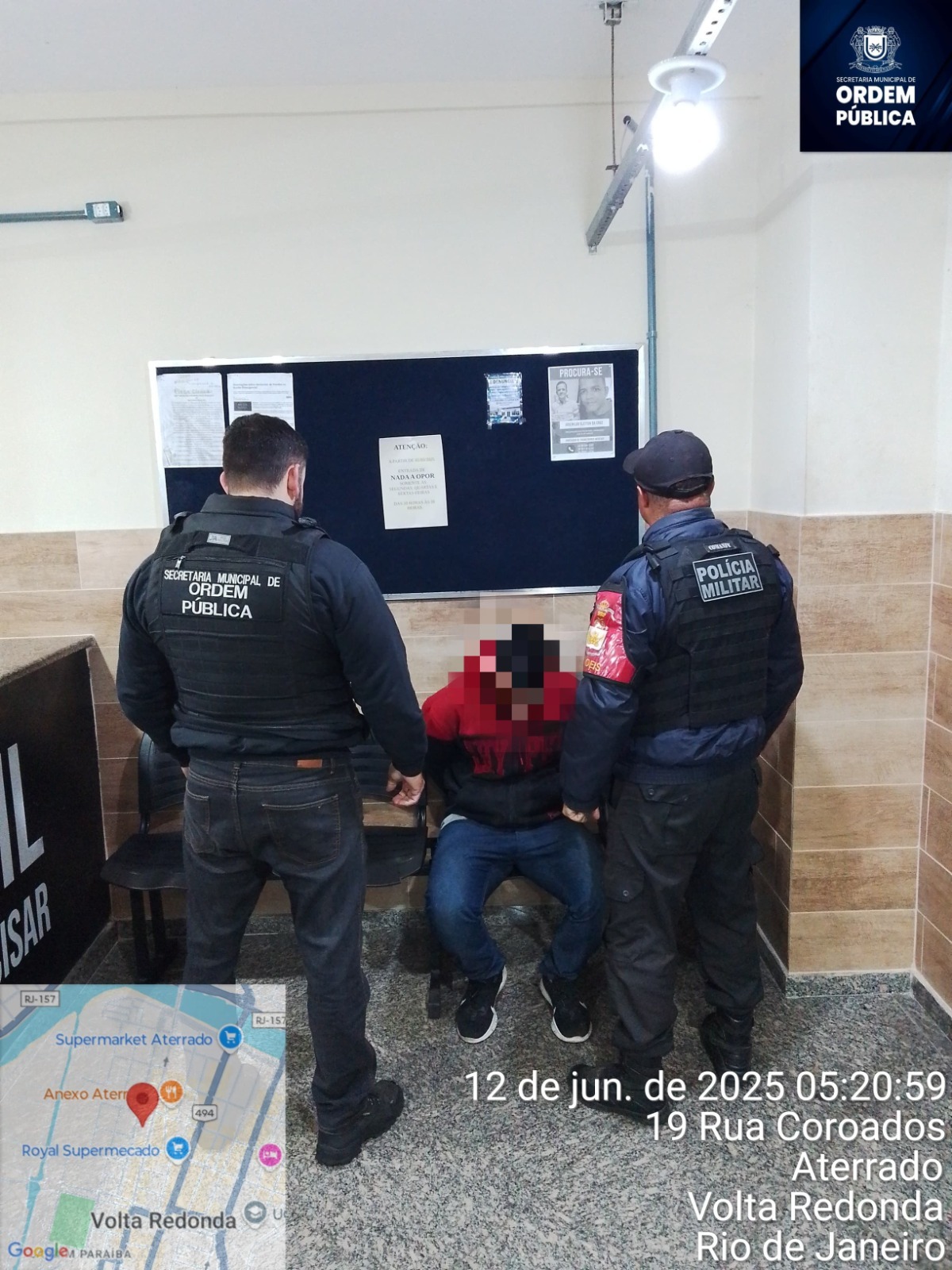 Ordem Pública: Patrulha de Proteção Comercial prende homem que tentava furtar barbearia em Volta Redonda