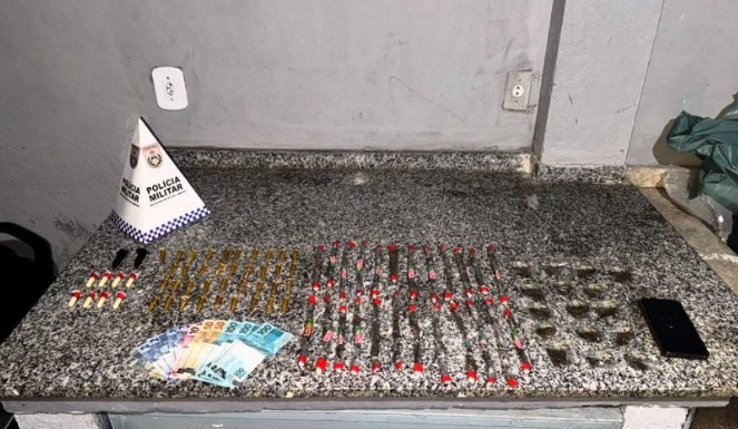 Jovem é detido após tentativa de fuga; ele confessou esconder drogas em obra em Volta Redonda