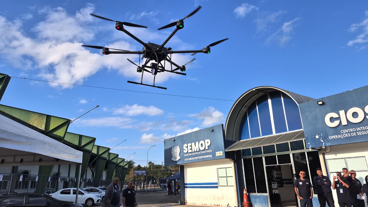 Drone com infravermelho reforçará operações de segurança em Volta Redonda