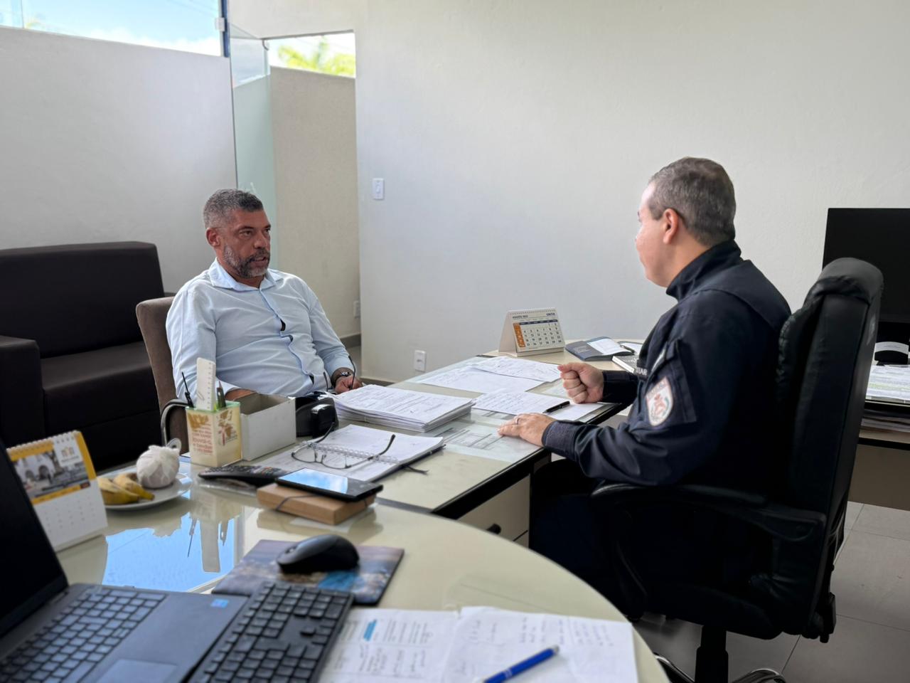 Onda de violência em Barra Mansa: Jari discute segurança pública com comandante do 28º BPM