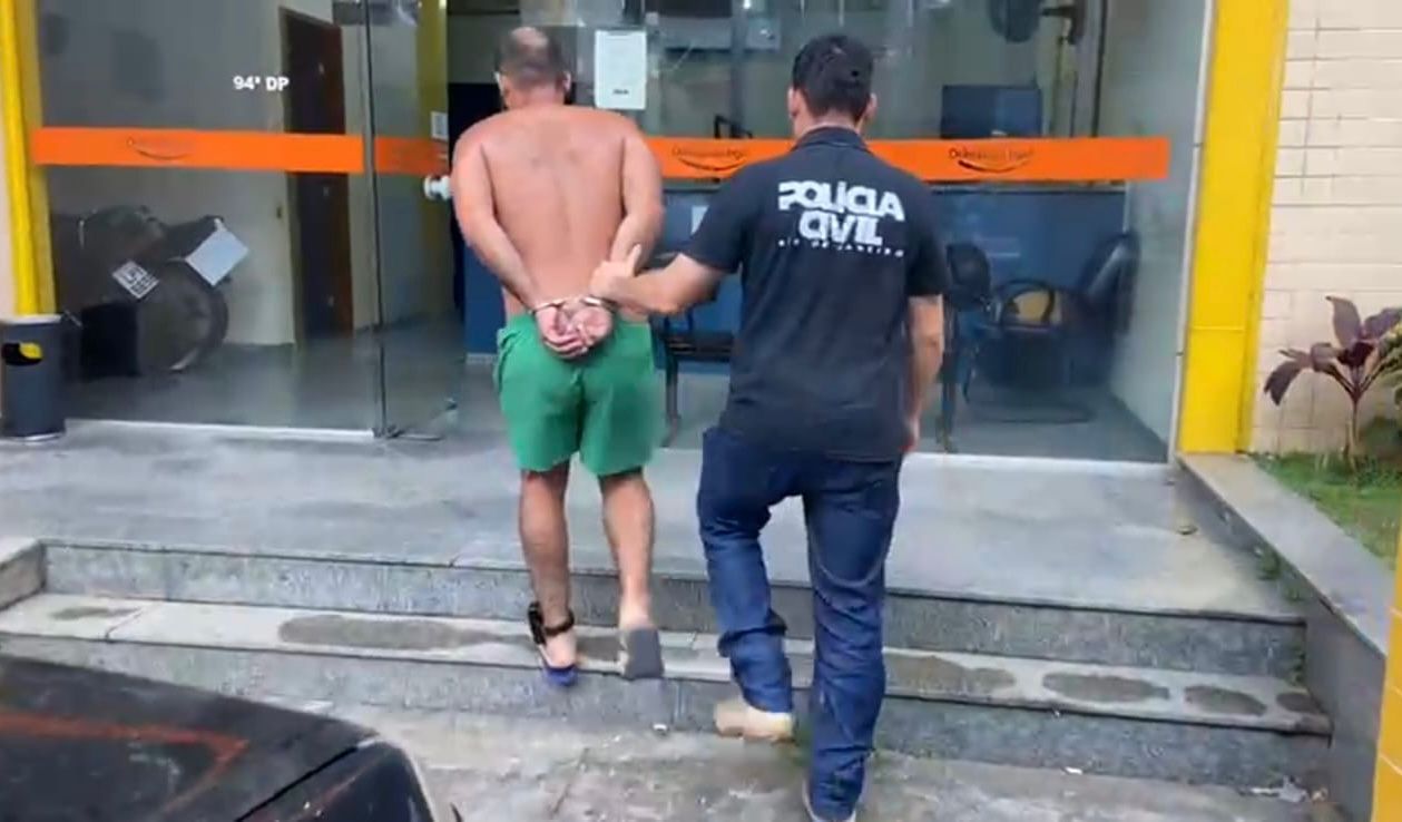 Homem é preso em Piraí por estuprar enteada de 14 anos e obrigá-la a usar drogas