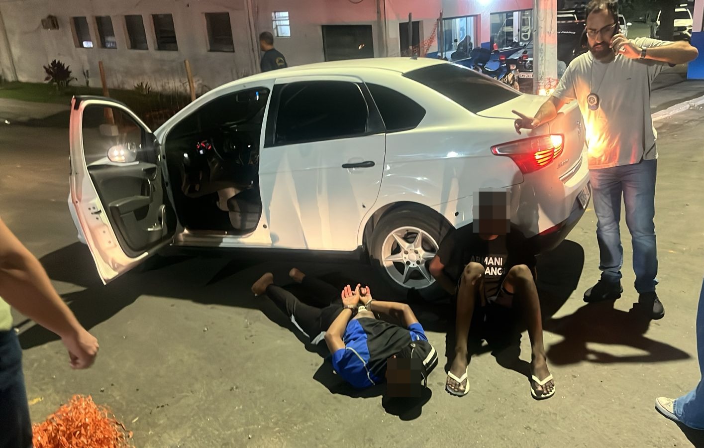 Adolescentes são apreendidos em Barra mansa com carro roubado em Porto Real