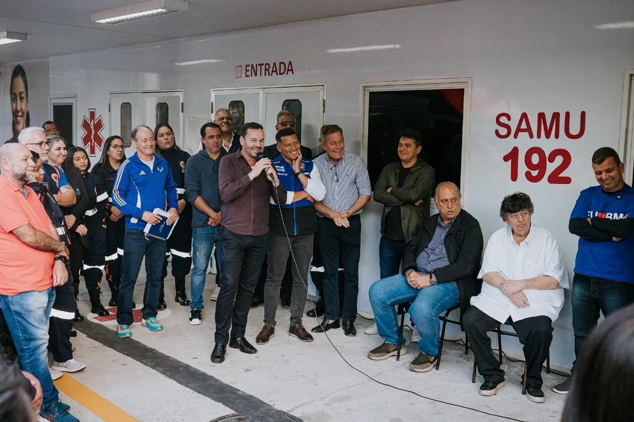Base do Samu é inaugurada em Barra Mansa com presença de políticos da região