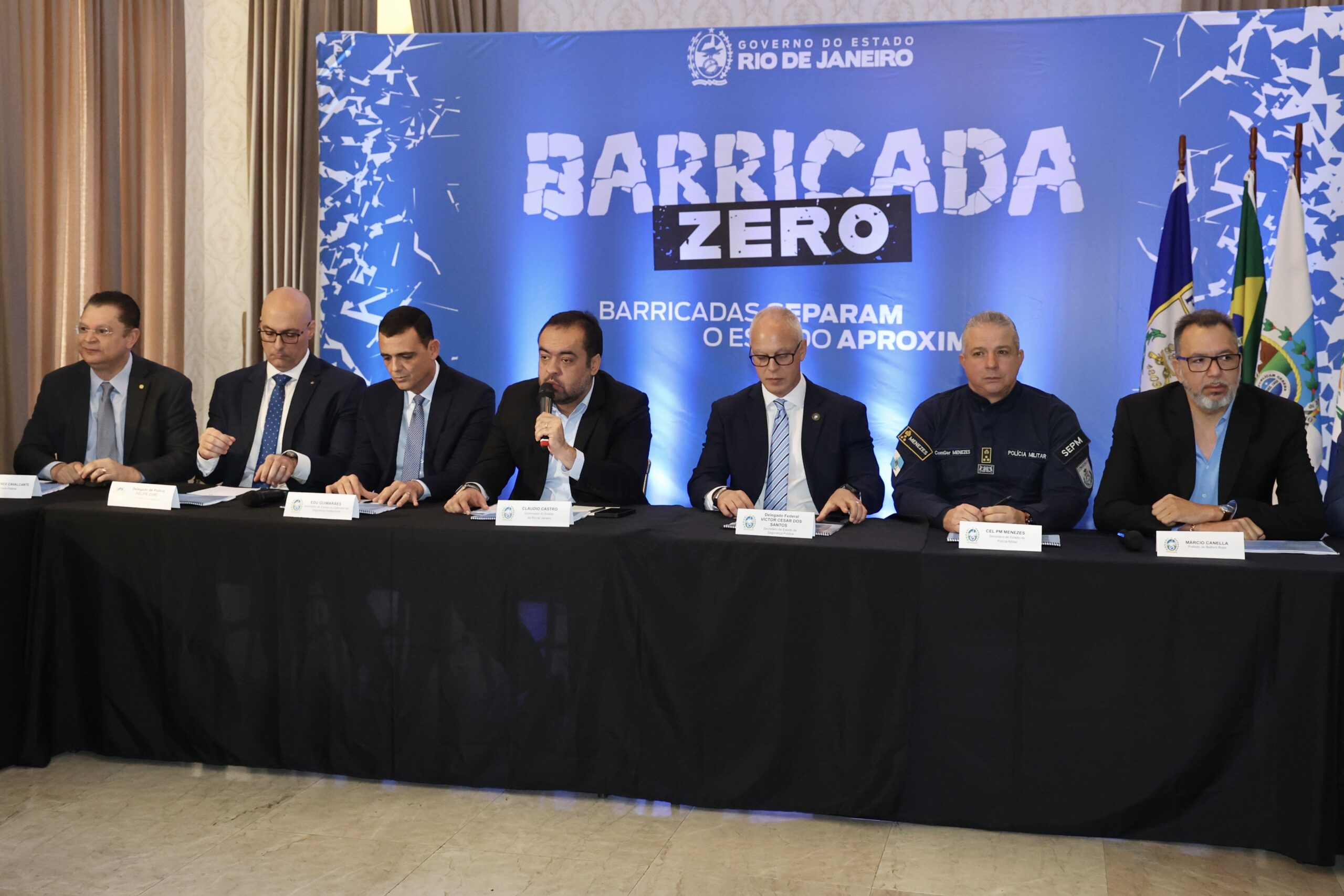 Governador Cláudio Castro anuncia Operação ‘Barricada Zero’