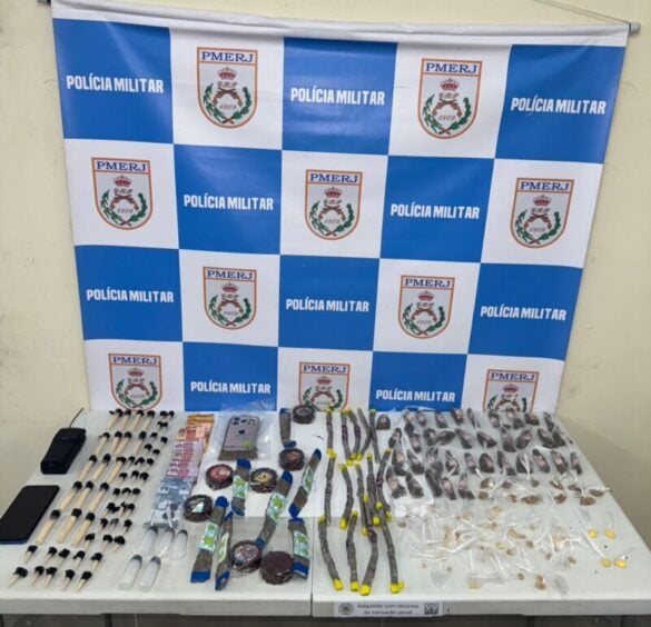 Homem é preso com grande quantidade de drogas em Volta Redonda