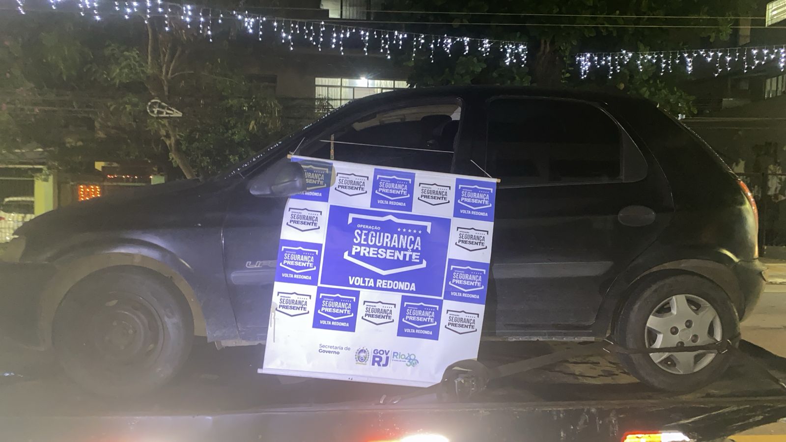 Suspeito de furtar TV em loja de Volta Redonda é preso e tem carro apreendido