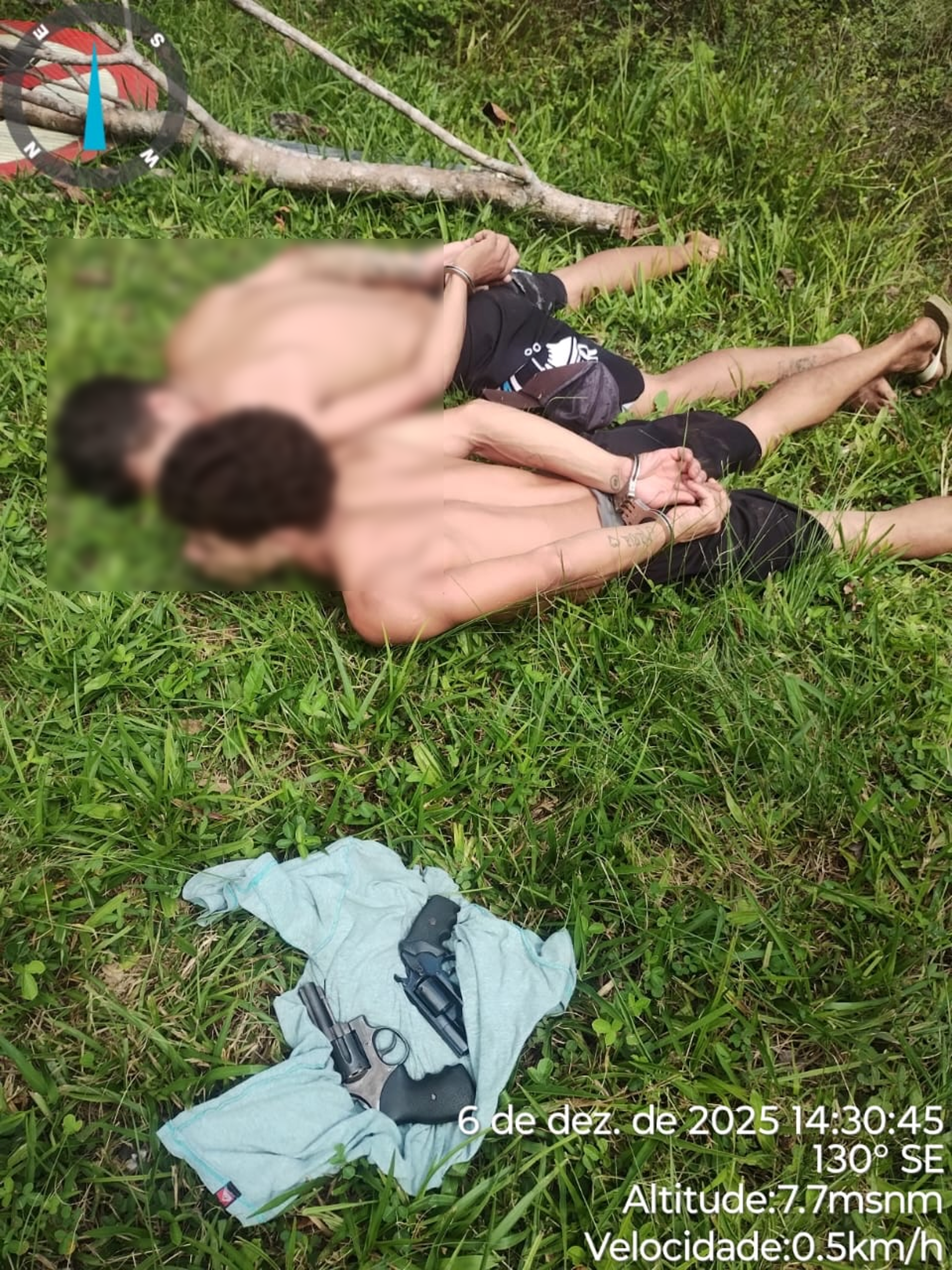 Polícia apreende armas e detém dois homens após denúncias de tiros em aldeia indígena de Paraty