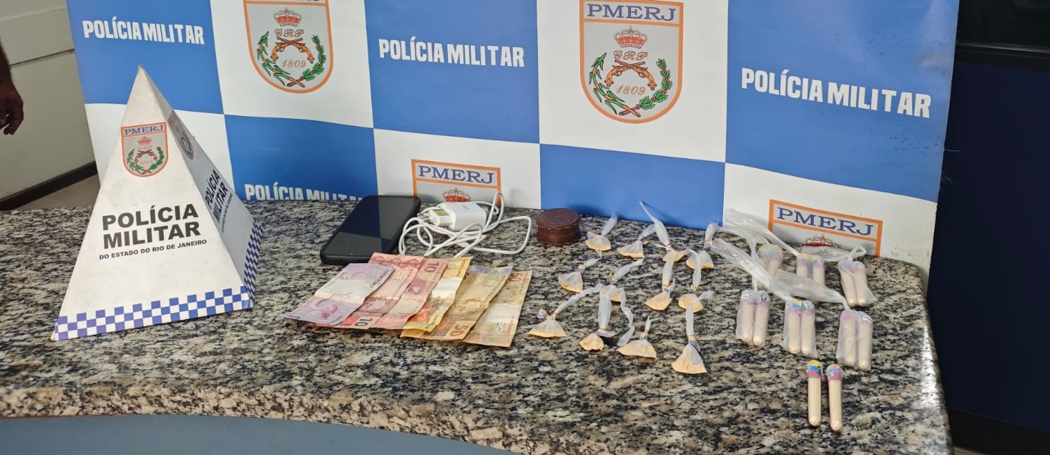 Vítima de violência doméstica revela esconderijo de entorpecentes em Pinheiral