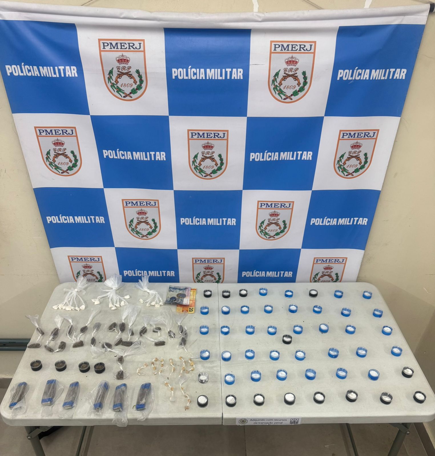 Polícia Militar prende suspeito por tráfico no Eucaliptal