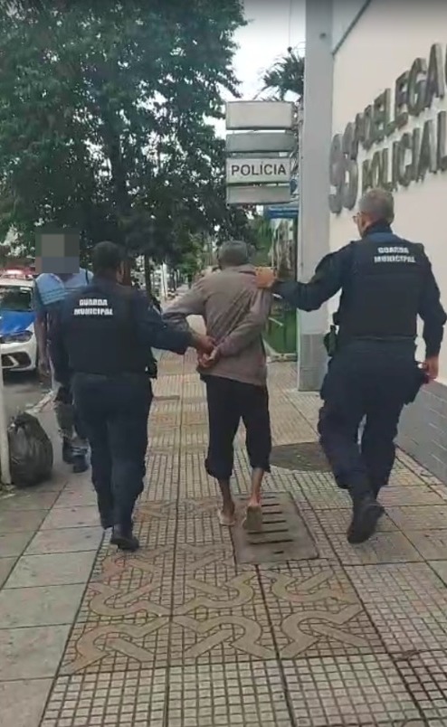 Guarda Municipal prende suspeito de agredir companheira em Volta Redonda