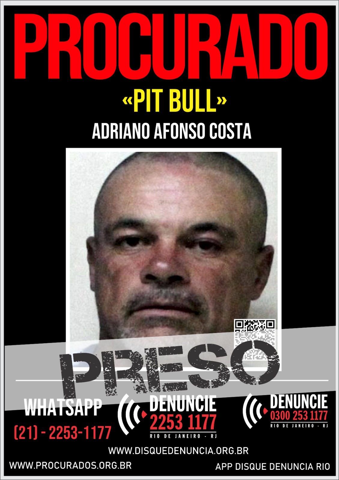 Foragido por tráfico de drogas é recapturado em operação policial em Paty de Alferes