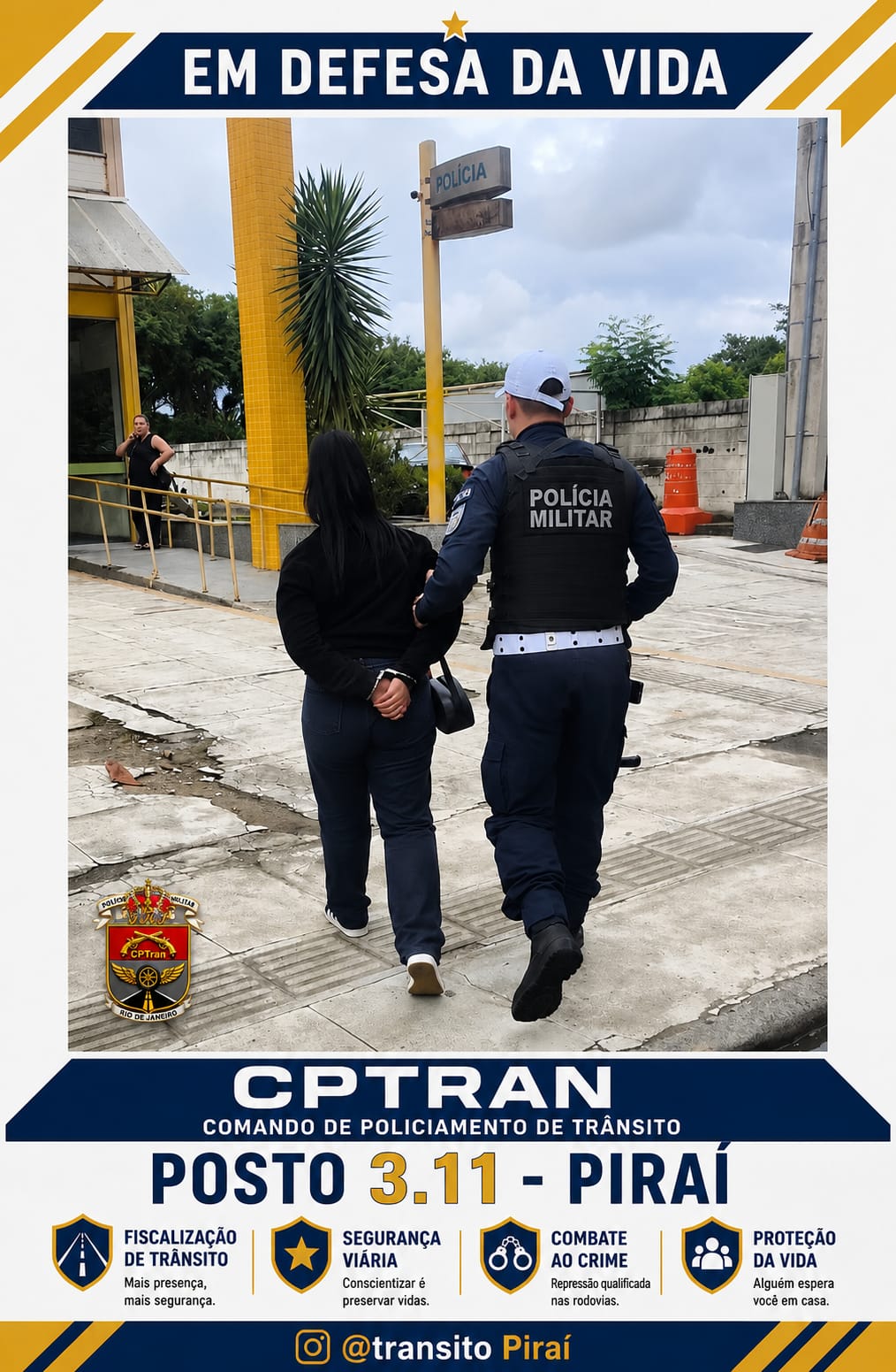 Foragida da Justiça é localizada e presa durante ação policial em Barra do Piraí