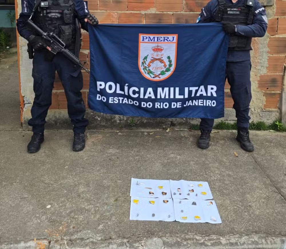 Foragido da Justiça é preso com drogas durante ação da PM em Paraíba do Sul