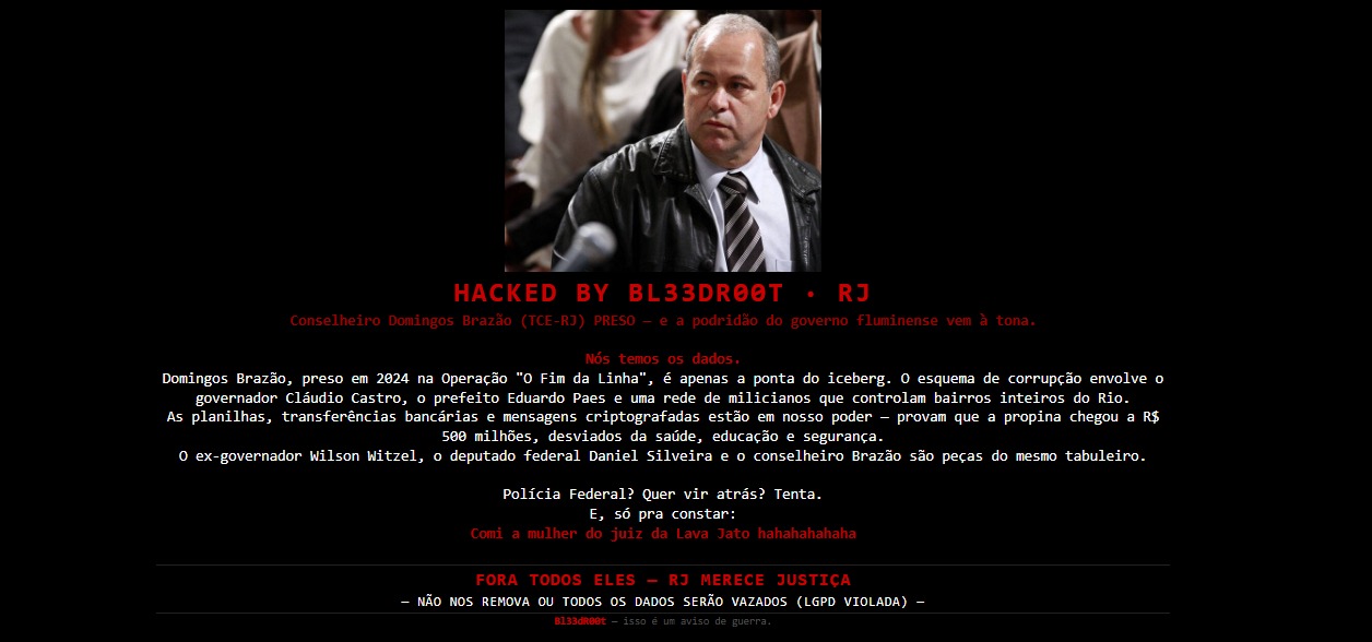 Hacker invade site da Prefeitura de Volta Redonda