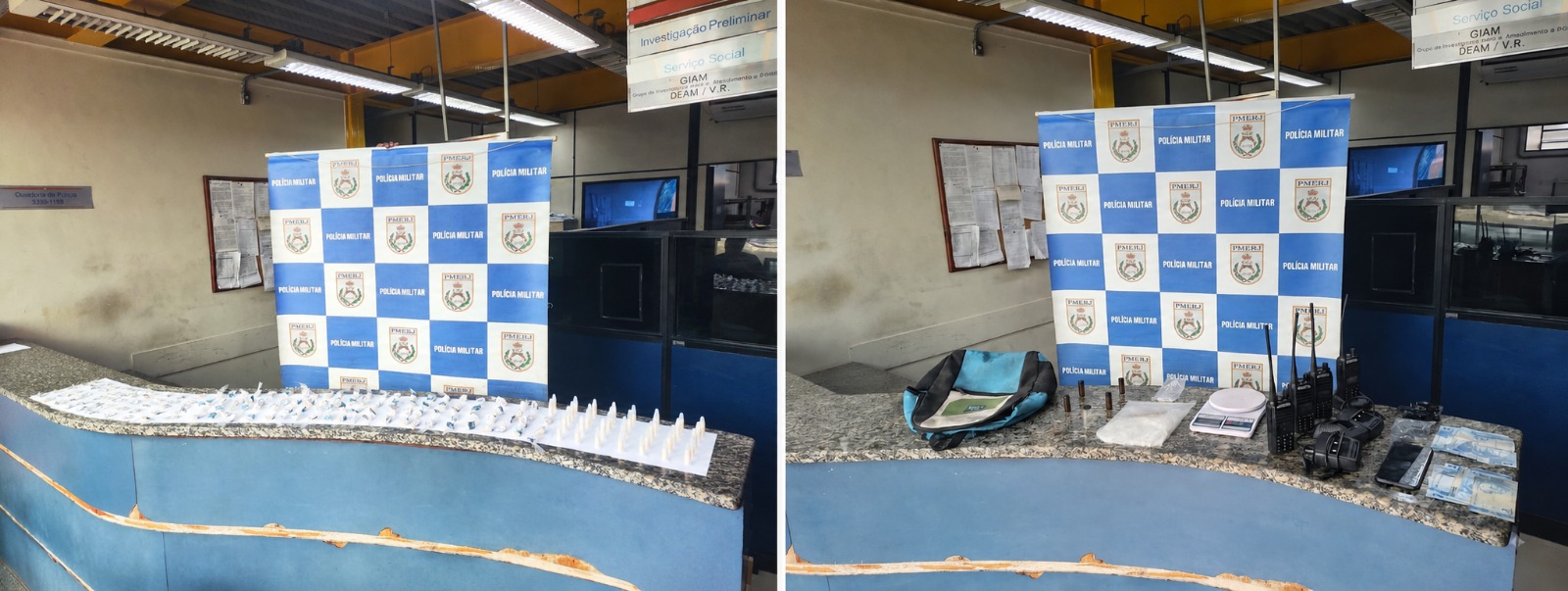 Polícia Militar realiza três ações contra o tráfico em bairros de Barra Mansa