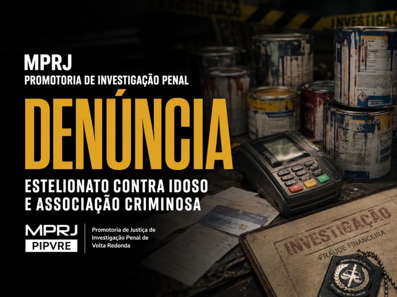 MPRJ denuncia seis pessoas por suposto “golpe da tinta” contra casal de idosos em Volta Redonda