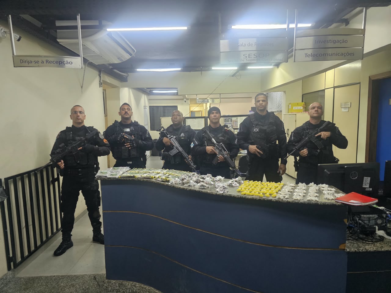 PM apreende drogas após confronto durante operação em Angra dos Reis
