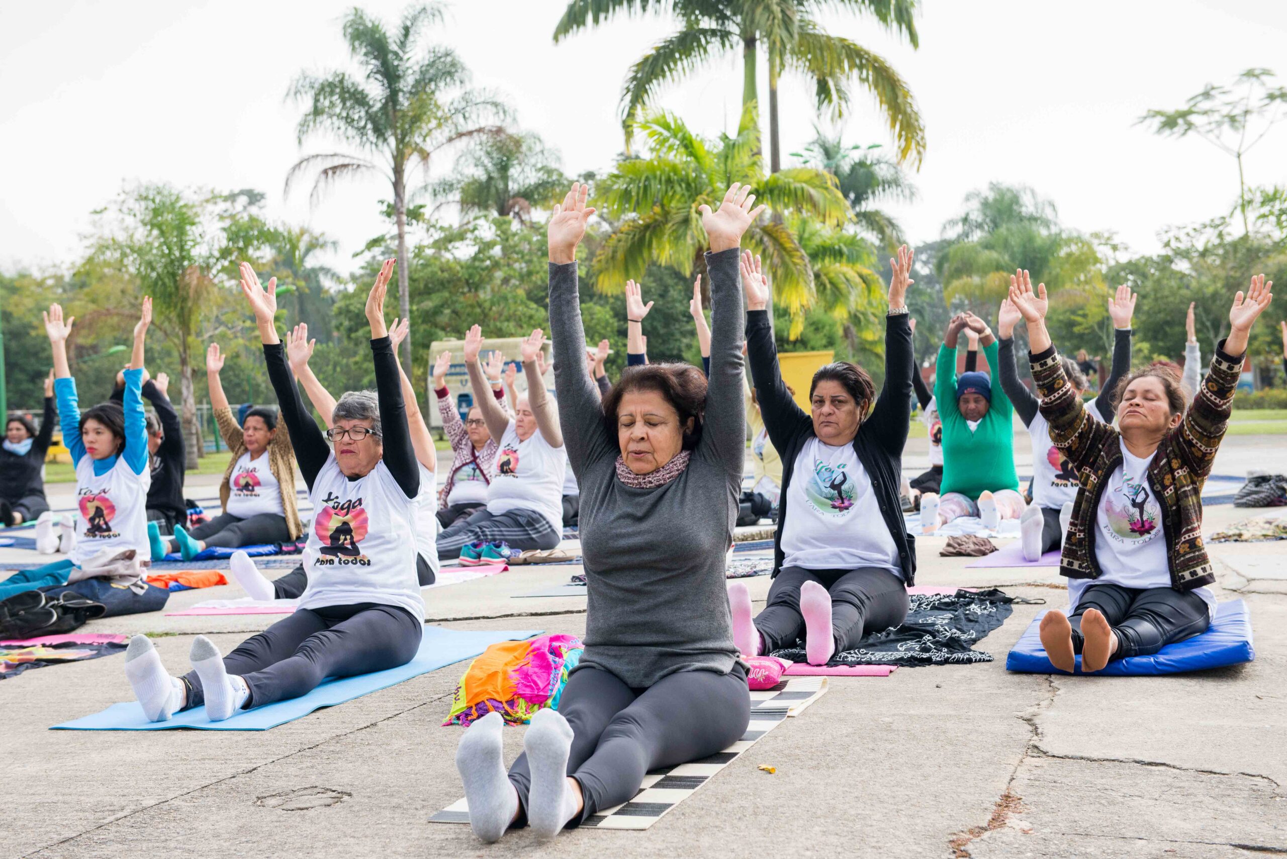 Dia Municipal do Yoga é comemorado com aulão no Parque Tobogã