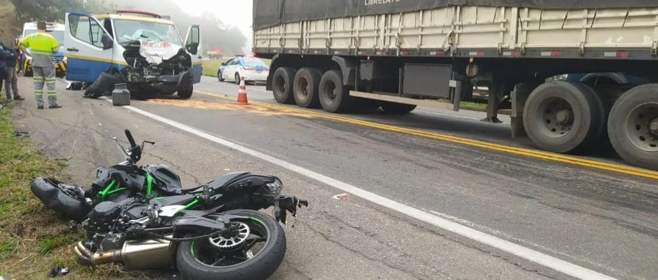 Motociclista morre em acidente na BR-393