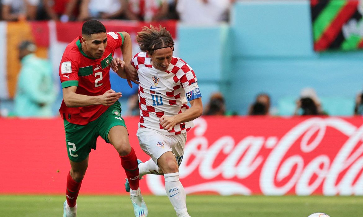 Marrocos e Croácia disputam 3ª posição da Copa do Mundo