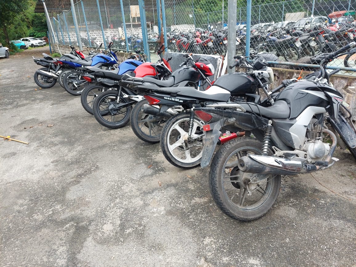 ‘VR em Ordem’ remove ao Depósito Público sete motos envolvidas em ‘rolezinho’