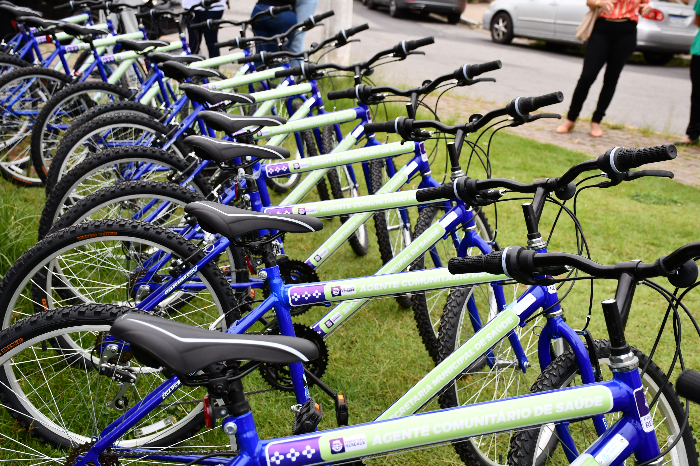 200 novas bicicletas são entregues aos agentes de saúde de Resende